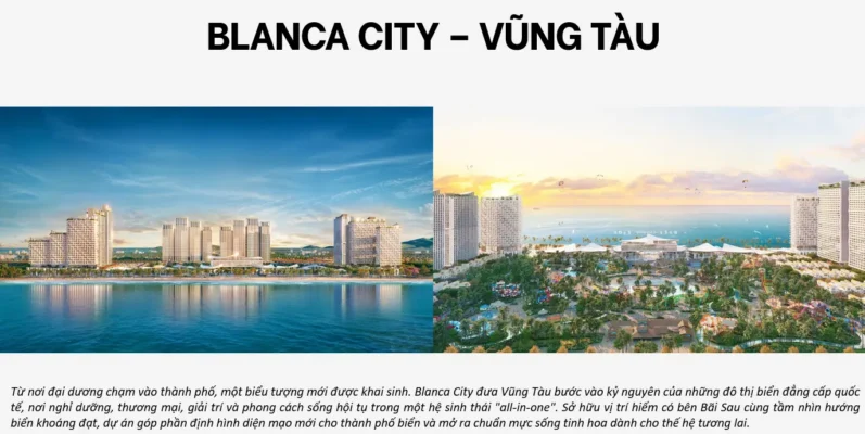 Blanca Vũng Tàu - Nơi đại dương chạm vào thành phố