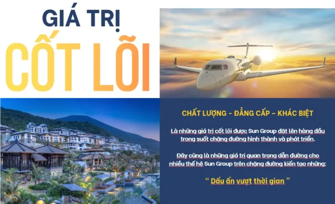 Giá trị cốt lõi của tập đoàn Sun Group