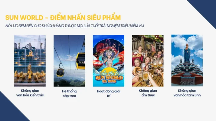 Sun Group luôn nỗ lực để mang đến trải nghiệm siêu phẩm cho khách hàng tại mọi lứa tuổi để khách hàng có thể quay lại nhiều lần với những địa điểm vui chơi, giải trí.