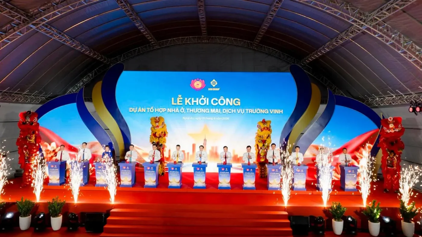 Tiến độ triển khai dự án Sun Group Vinh - Lễ khởi công